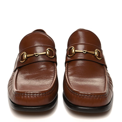 Gucci Goatskin Mens Horsebit Loafers 10 Cuir 2 of 9