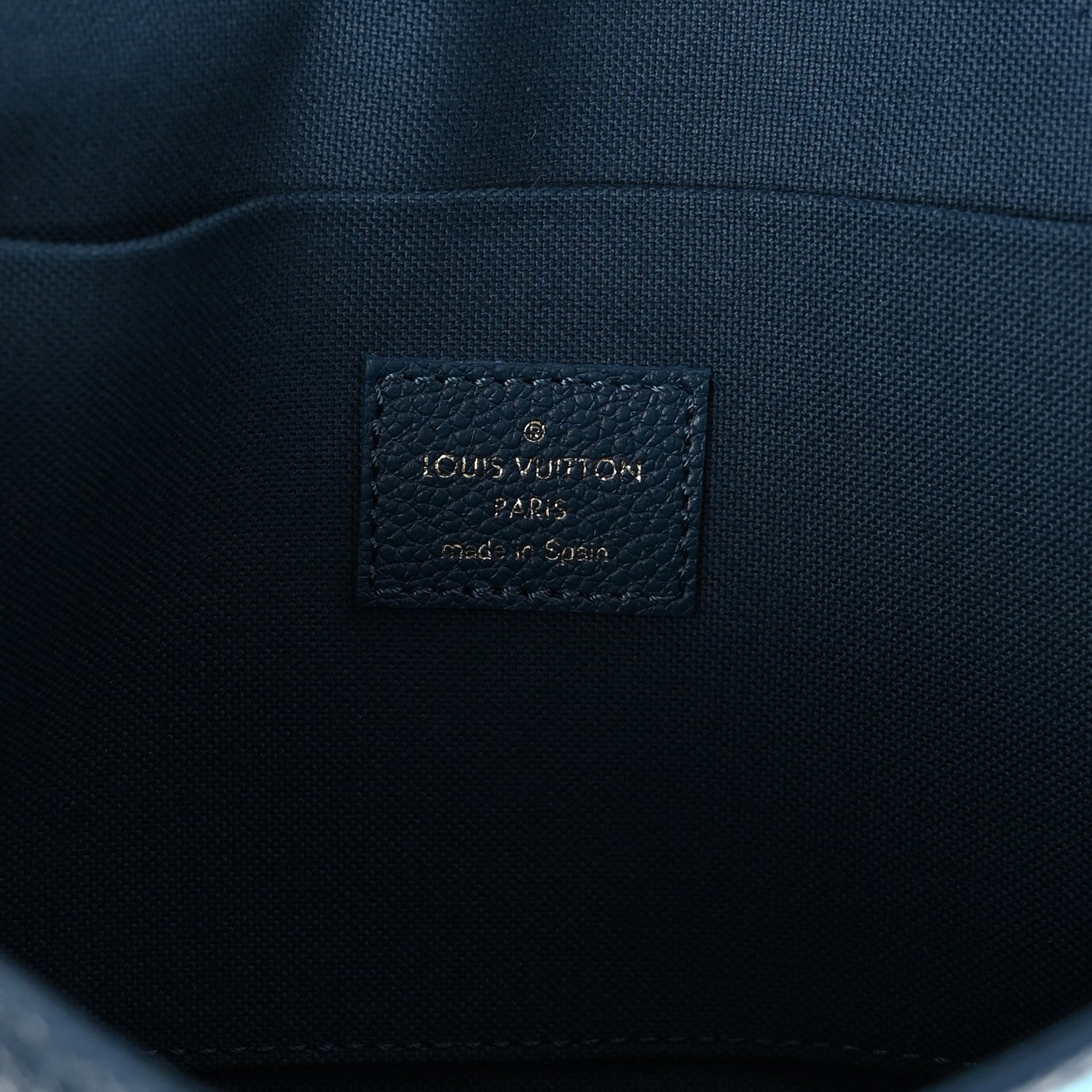Louis Vuitton Empreinte Monogram Giant Felicie Pochette Chain Wallet Gradient Blue 7 of 9