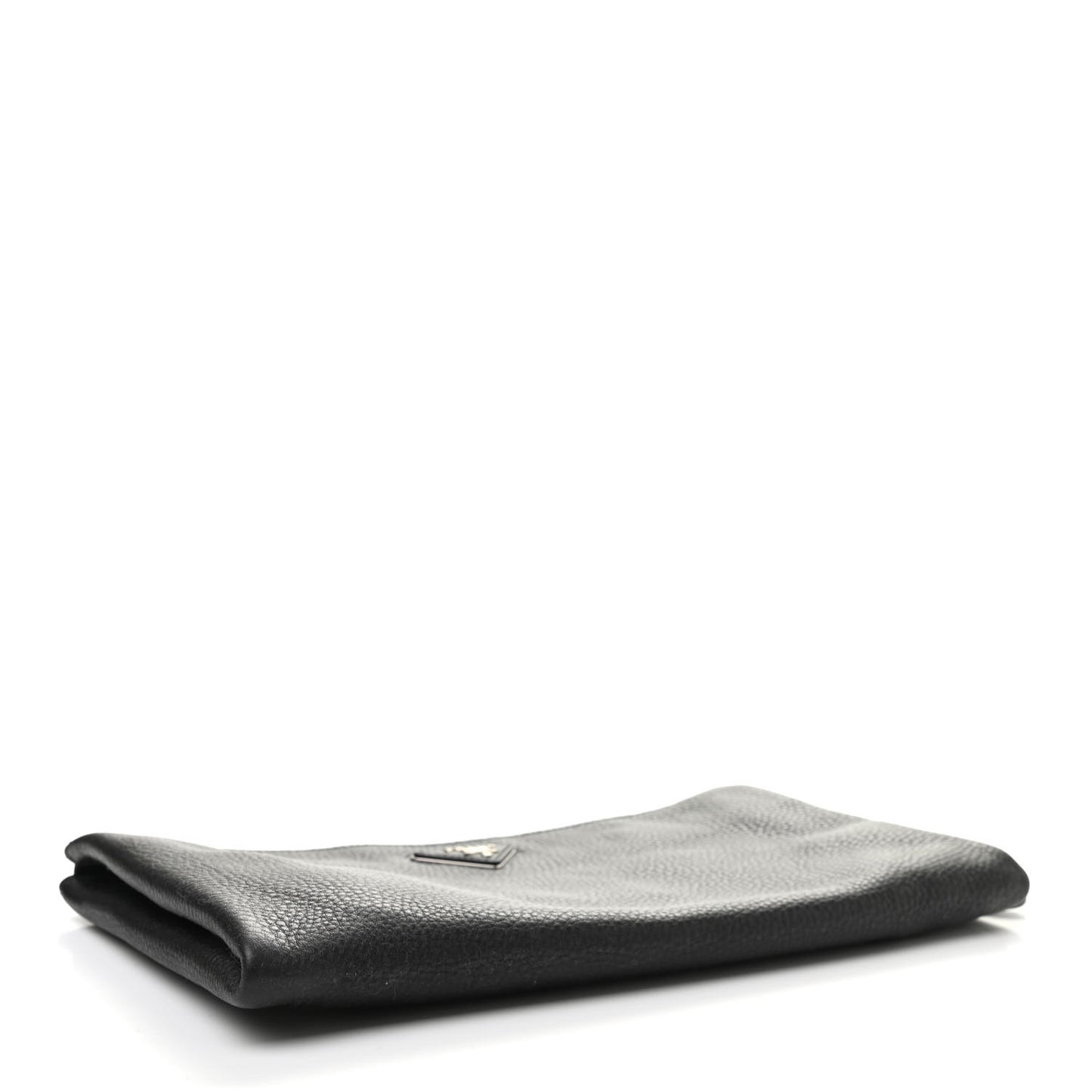 Vitello Daino Clutch Black
