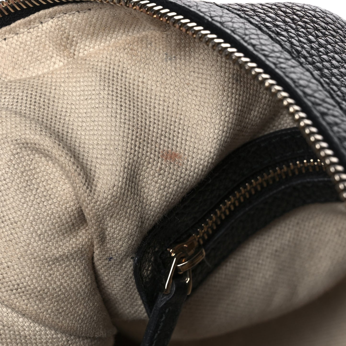 Pebbled Calfskin Small Miss GG Hobo Black