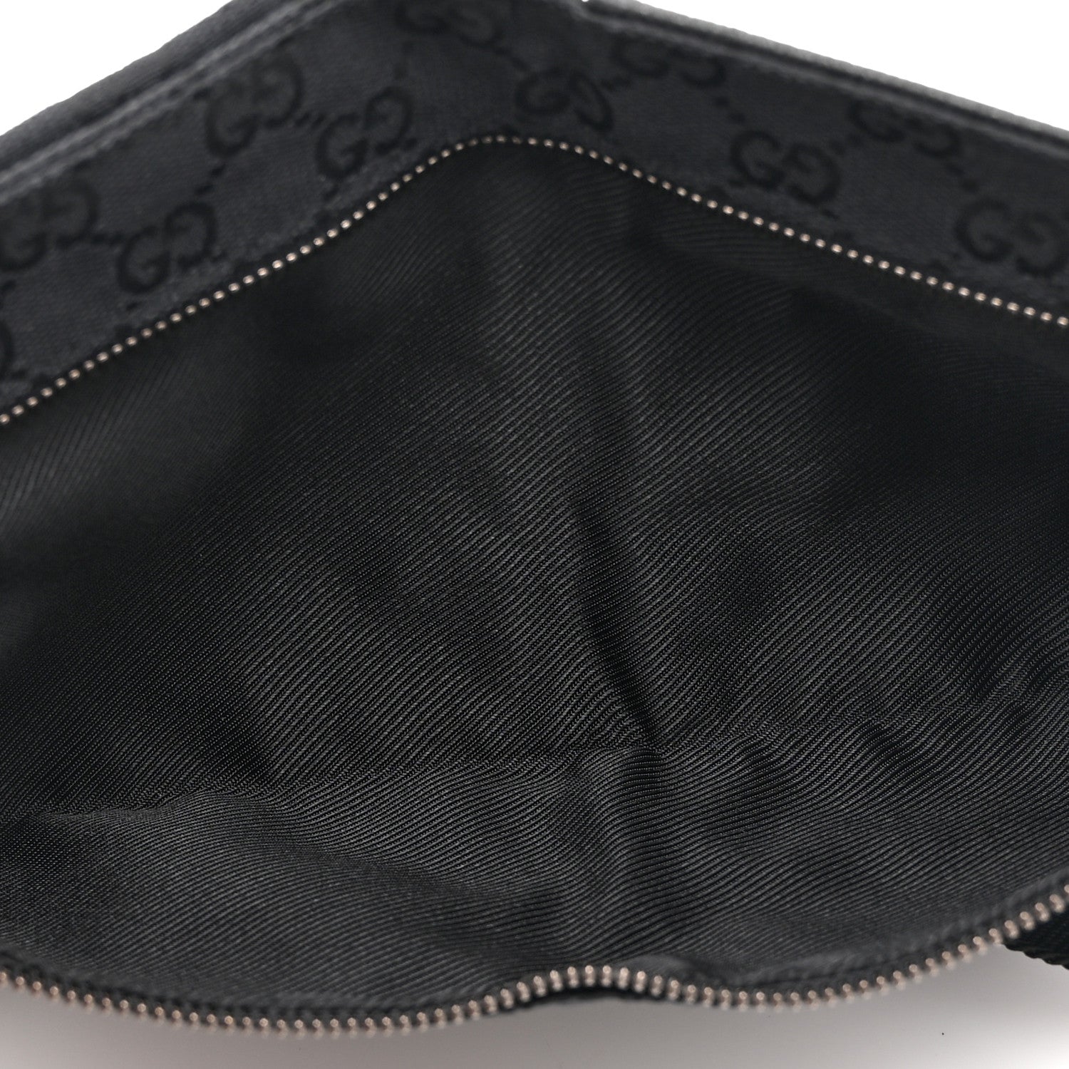 Gucci GG Monogram Double Pocket Belt Bag Black 5 of 10