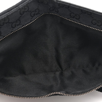 Gucci GG Monogram Double Pocket Belt Bag Black 5 of 10