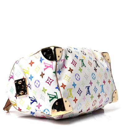 Louis Vuitton Monogram Multicolor Speedy 30 White 3 of 5