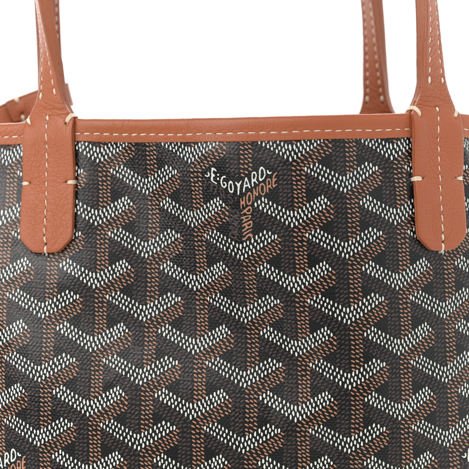 Goyard Goyardine Reversible Mini Anjou Black Gold 12 of 19