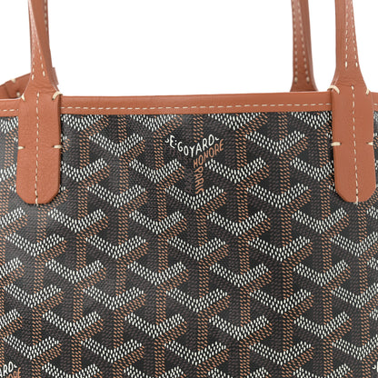 Goyard Goyardine Reversible Mini Anjou Black Gold 12 of 19