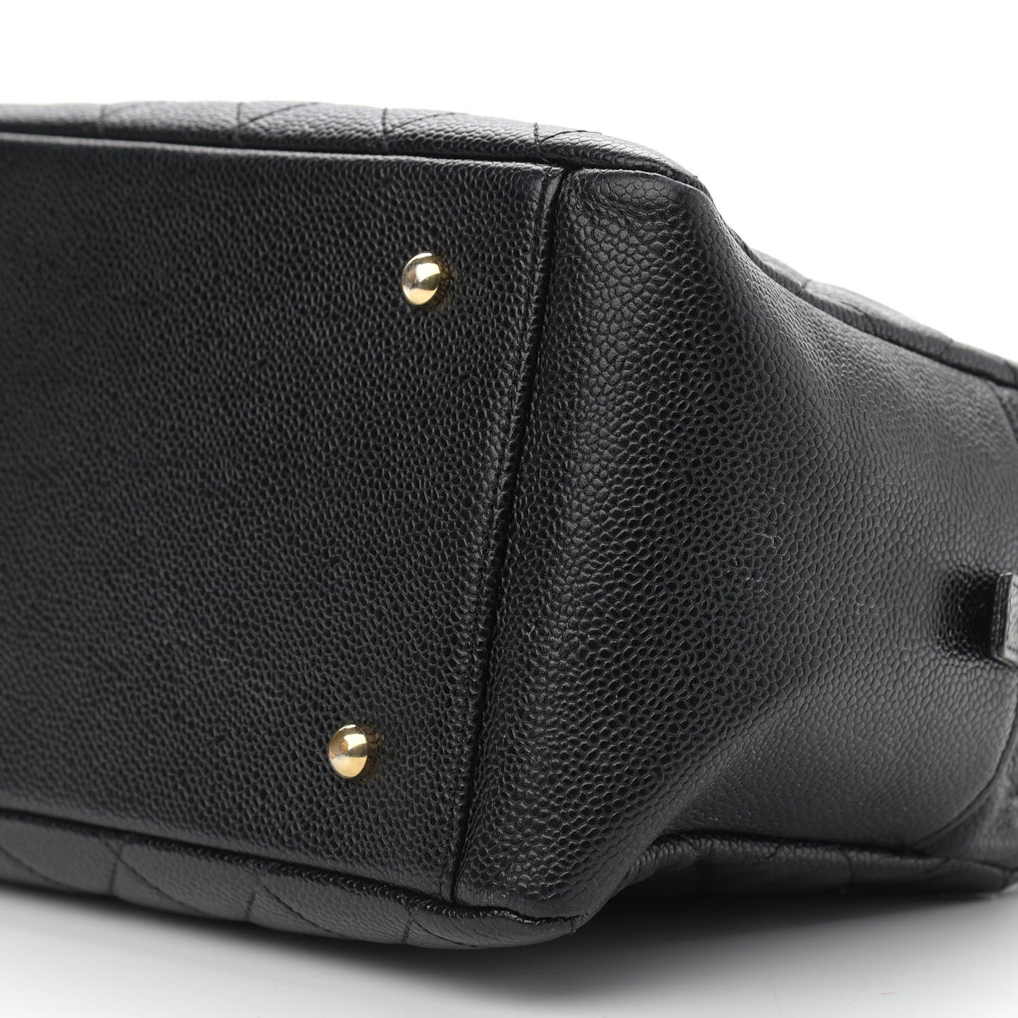 Caviar Quilted Petit Timeless Tote PTT Black