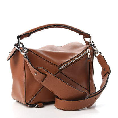 Loewe Calfskin Small Puzzle Bag Tan 3 of 9