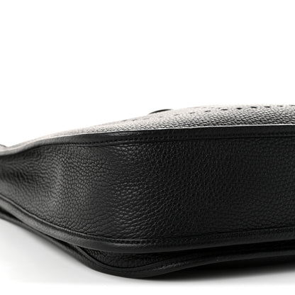 Hermes Taurillon Clemence Evelyne III PM Black 9 of 11