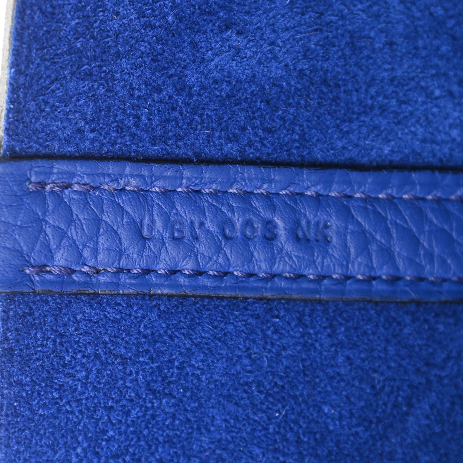 Hermes Taurillon Clemence Ostrich Touch Picotin Lock 22 Bleu Electrique 6 of 10