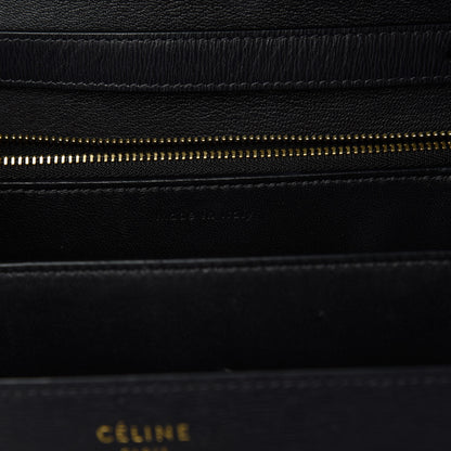 Celine Liege Calfskin Medium Classic Box Flap Bag Anthracite 8 of 12