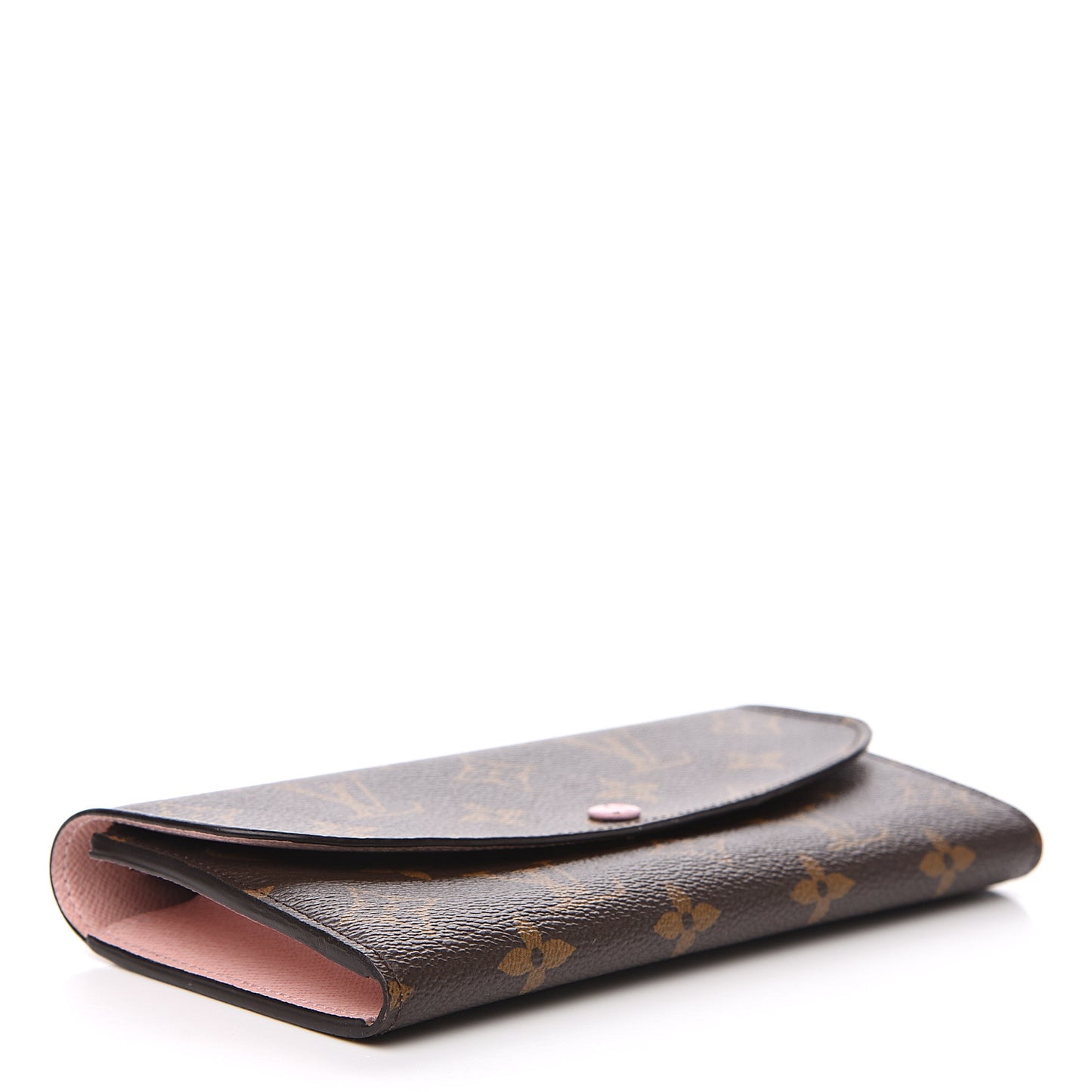 Monogram Emilie Wallet Rose Ballerine