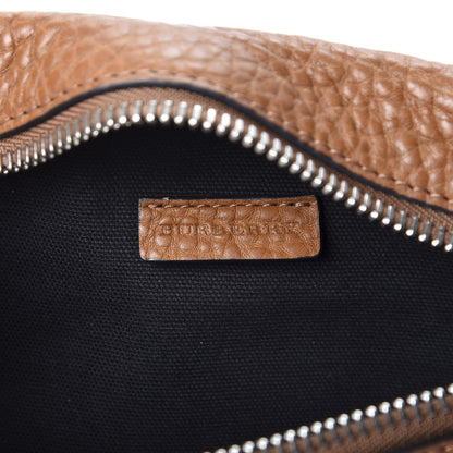 Burberry Mega Check Small Farley Crossbody Clutch Bag Saddle Brown 7 of 9