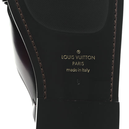 Louis Vuitton Calfskin Criss Cross Men Sandals 8 Burgundy 6 of 9