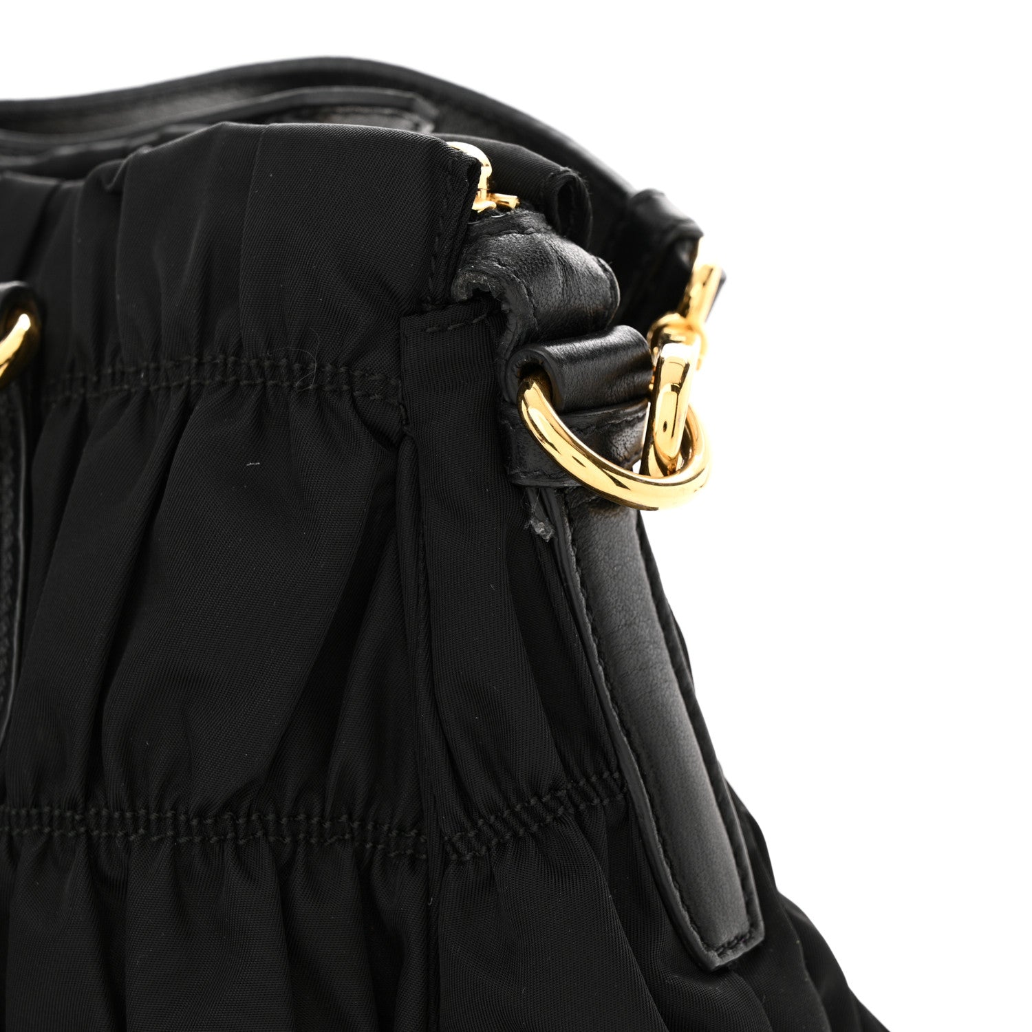 Prada Tessuto Nylon Gaufre Tote Black 11 of 13