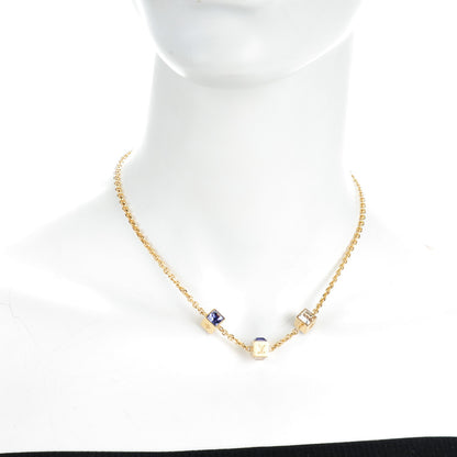 Louis Vuitton Swarovski Gamble Short Necklace Azur 2 of 7