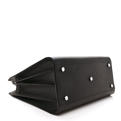 Saint Laurent Grained Calfskin Small Sac De Jour Black 4 of 8