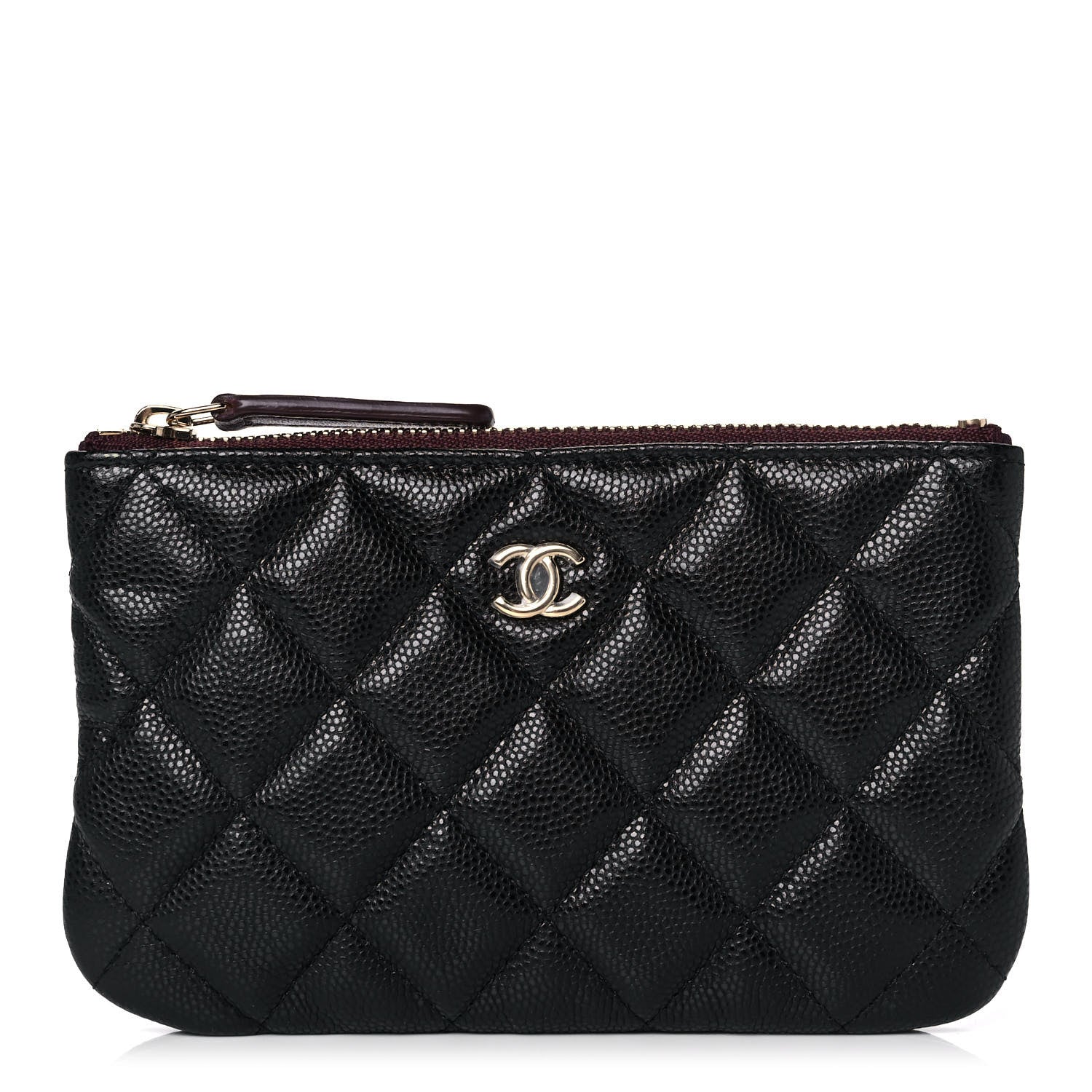 Chanel Caviar Quilted Small Cosmetic Case Black 1 of 11