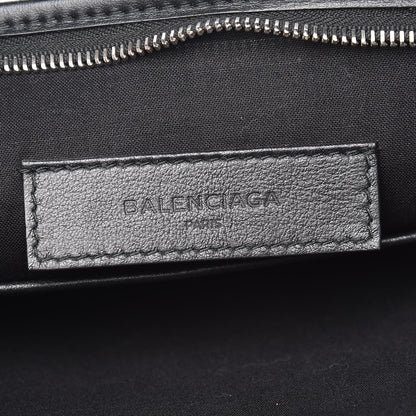 Balenciaga Calfskin Allover Logo Documents Case Black 6 of 13