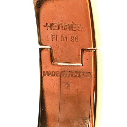 Hermes Enamel Narrow Clic Clac H Bracelet GM Black 3 of 3