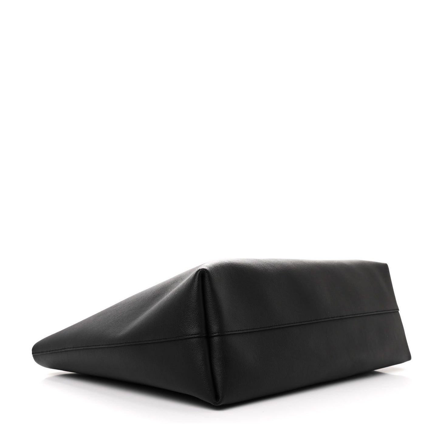 Calfskin Large Shopping Tote Black