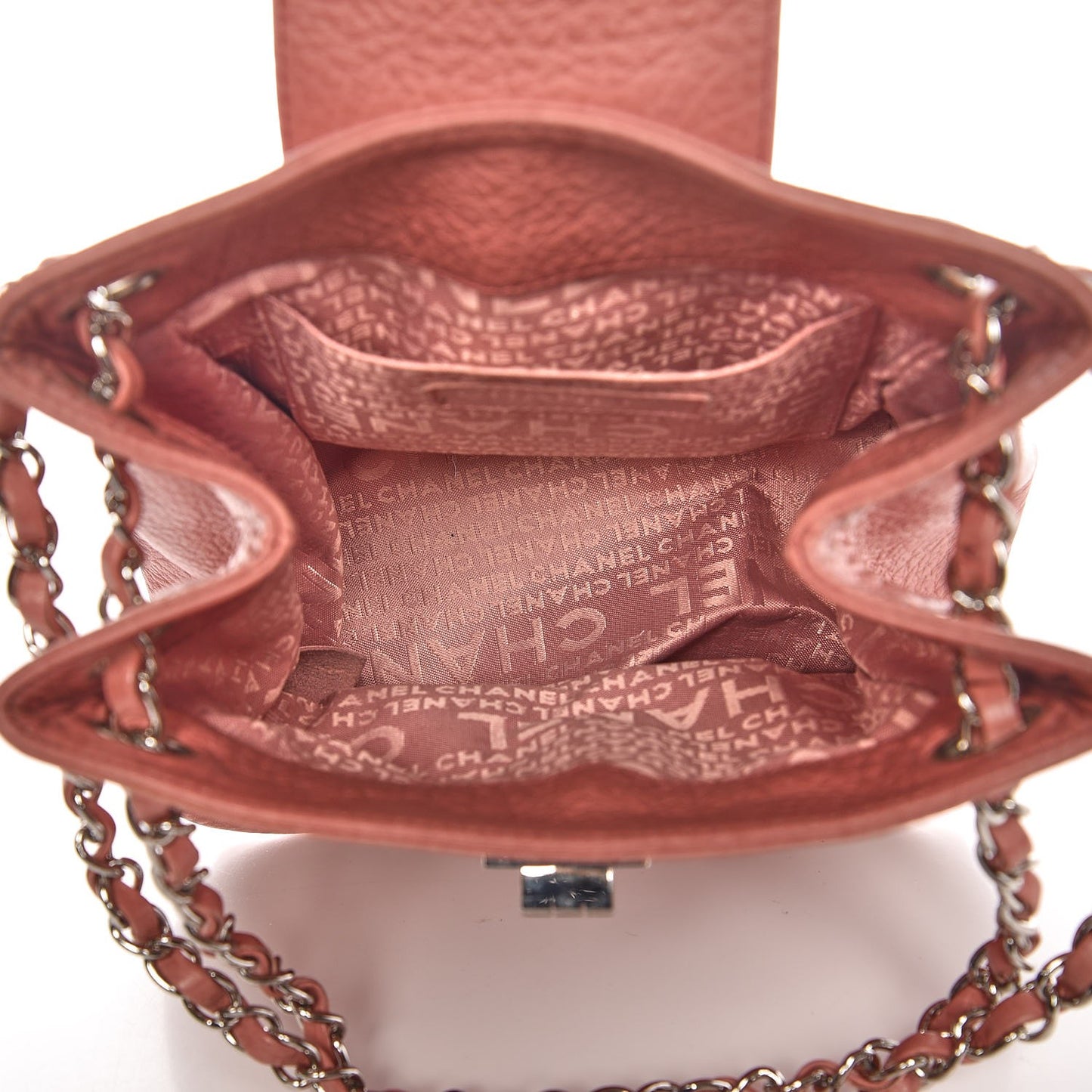 Calfskin Mademoiselle Shoulder Bag Pink