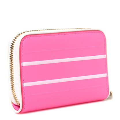 Christian Dior Calfskin Vibe Voyageur Card Holder Fluorescent Pink 3 of 7