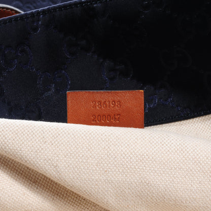 Gucci Nylon Monogram Large Tote Blue 7 of 7