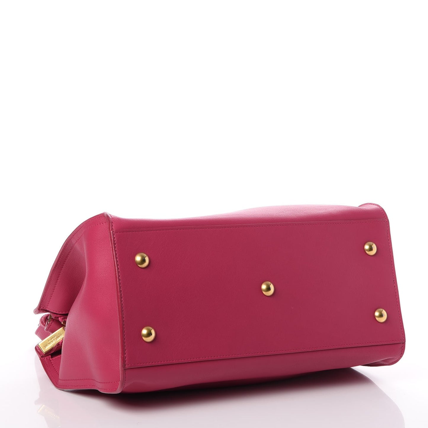Calfskin Small Classic Y Cabas Fuchsia