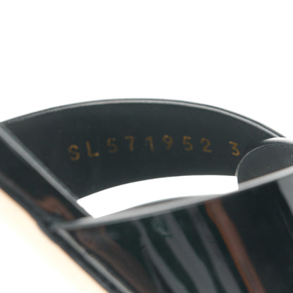 Saint Laurent Patent Tribute 05 Slide Sandals 36.5 Black 8 of 9