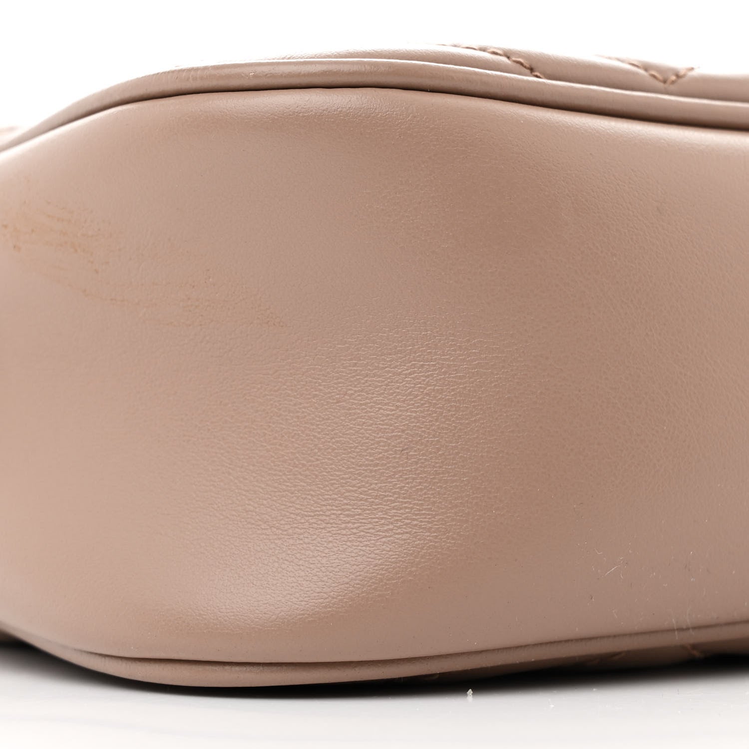 Gucci Calfskin Matelasse Small GG Marmont Chain Shoulder Bag Porcelain Rose 9 of 10