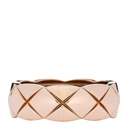 Chanel 18K Beige Gold Diamond Small Coco Crush Ring 53 6.5 3 of 5