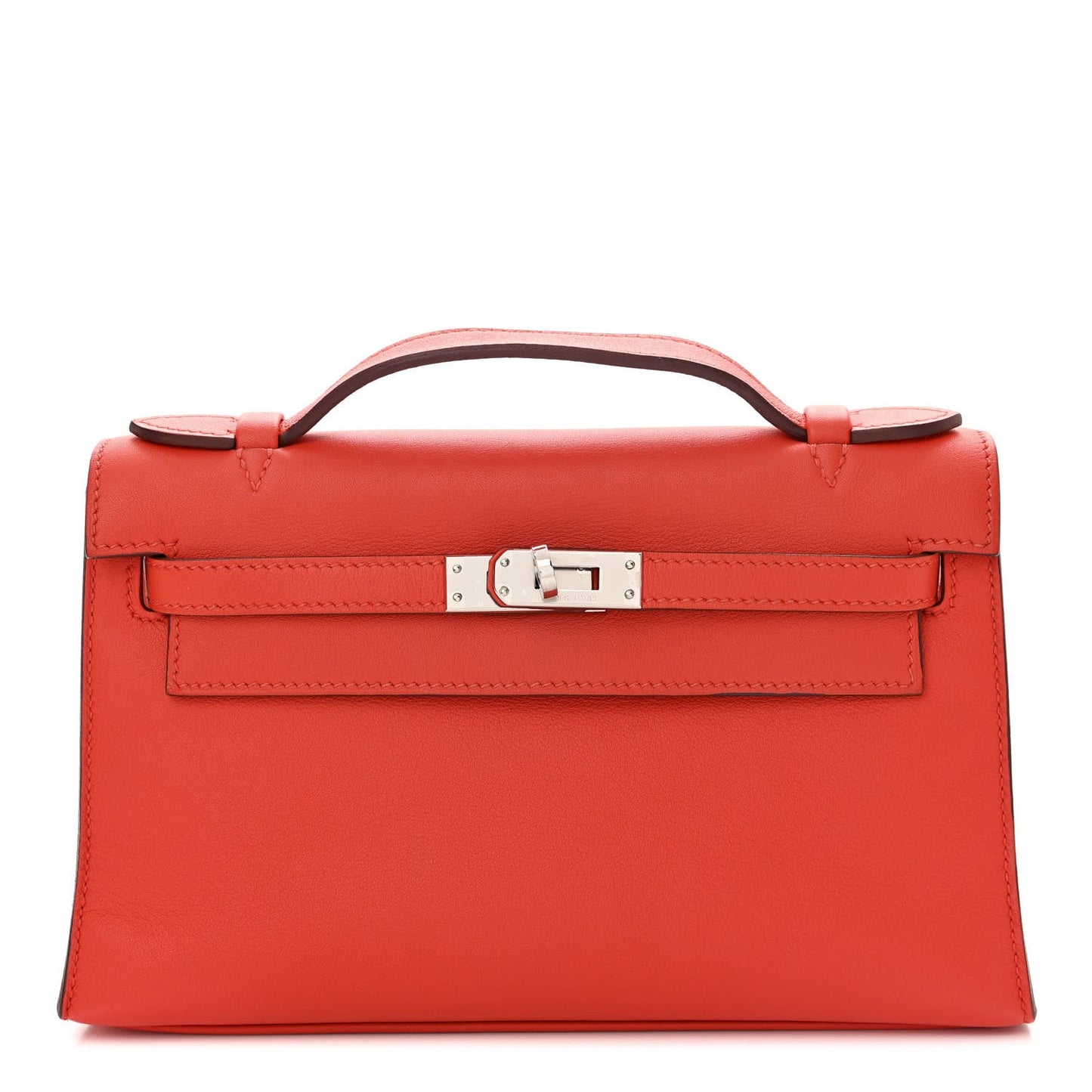 Swift Kelly Pochette Clutch Rouge Tomate