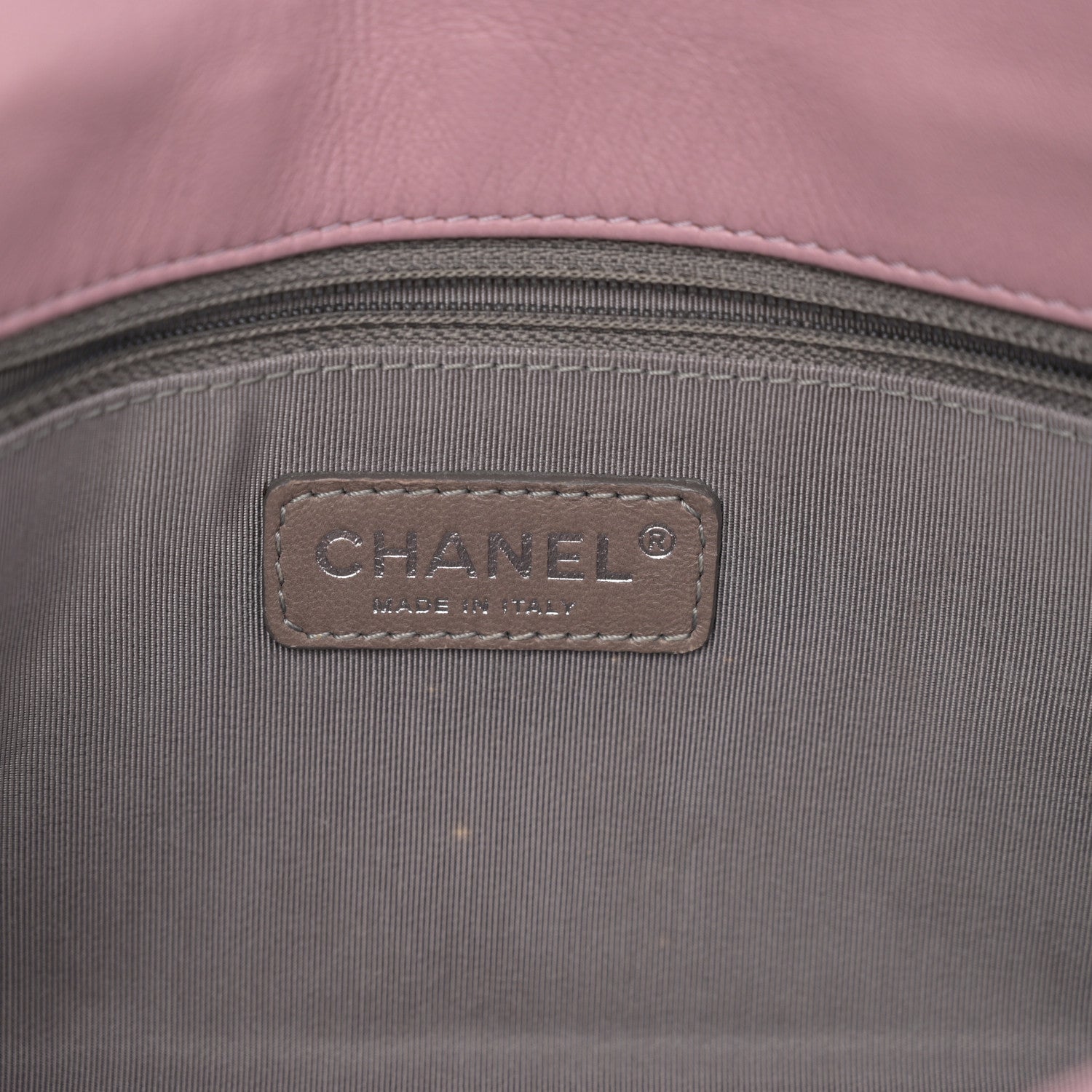 Chanel Lambskin Quilted Bi-Color Medium Single Flap Light Purple 6 of 13
