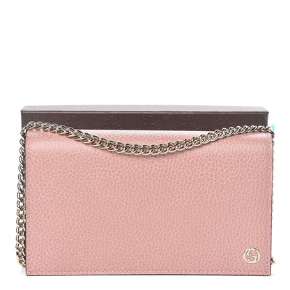 Gucci Dollar Calfskin Medium Betty Chain Wallet Soft Pink 11 of 11