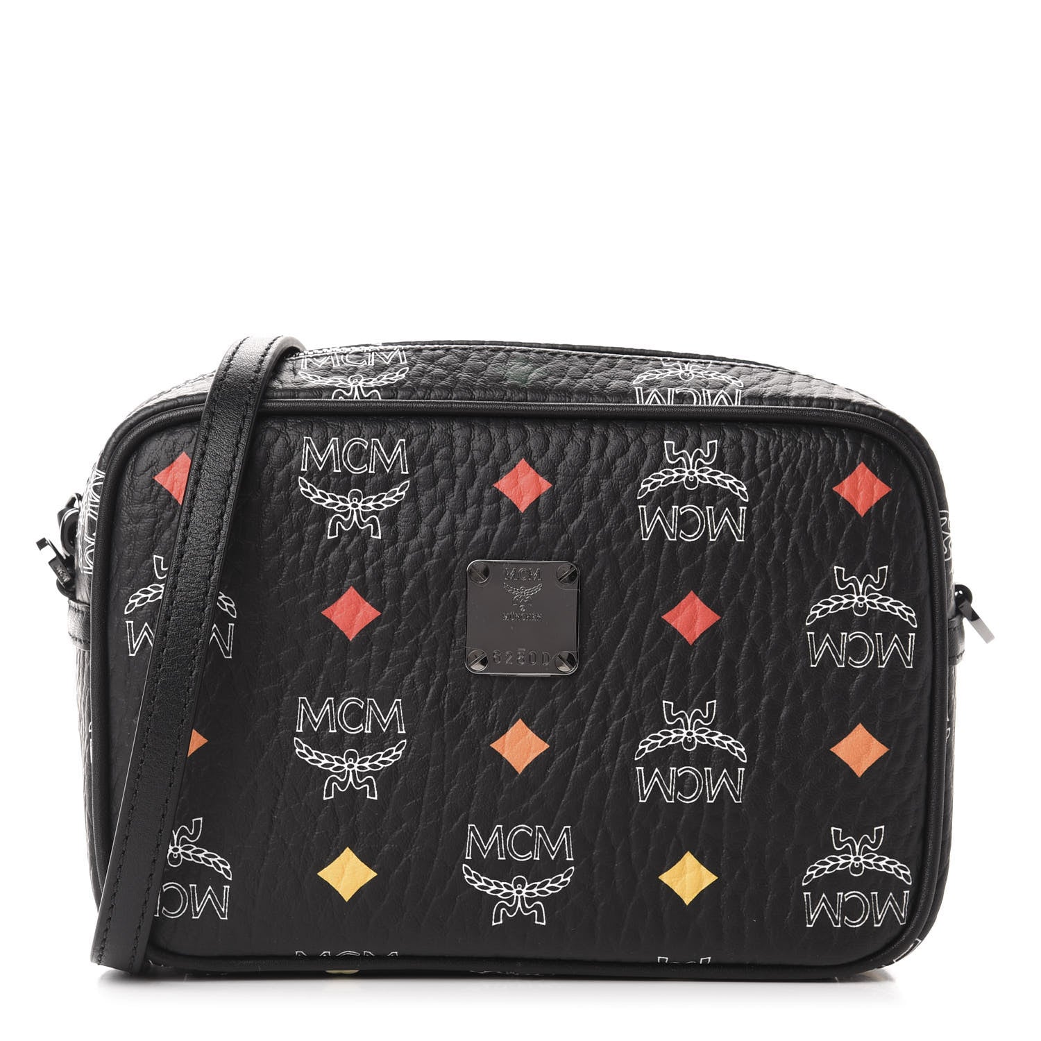 MCM Skyoptic Visetos Spectrum Diamond Camera Bag Black 1 of 9