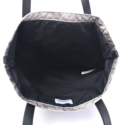 Burberry Nylon London Montage Print Flat Tote Bag Black 4 of 8