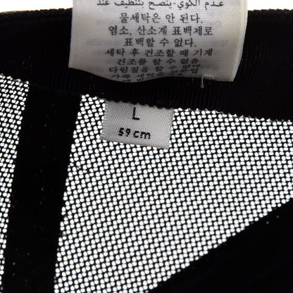 Gucci GG Supreme Monogram Psychedelic Baseball Hat L 59 Black 6 of 9