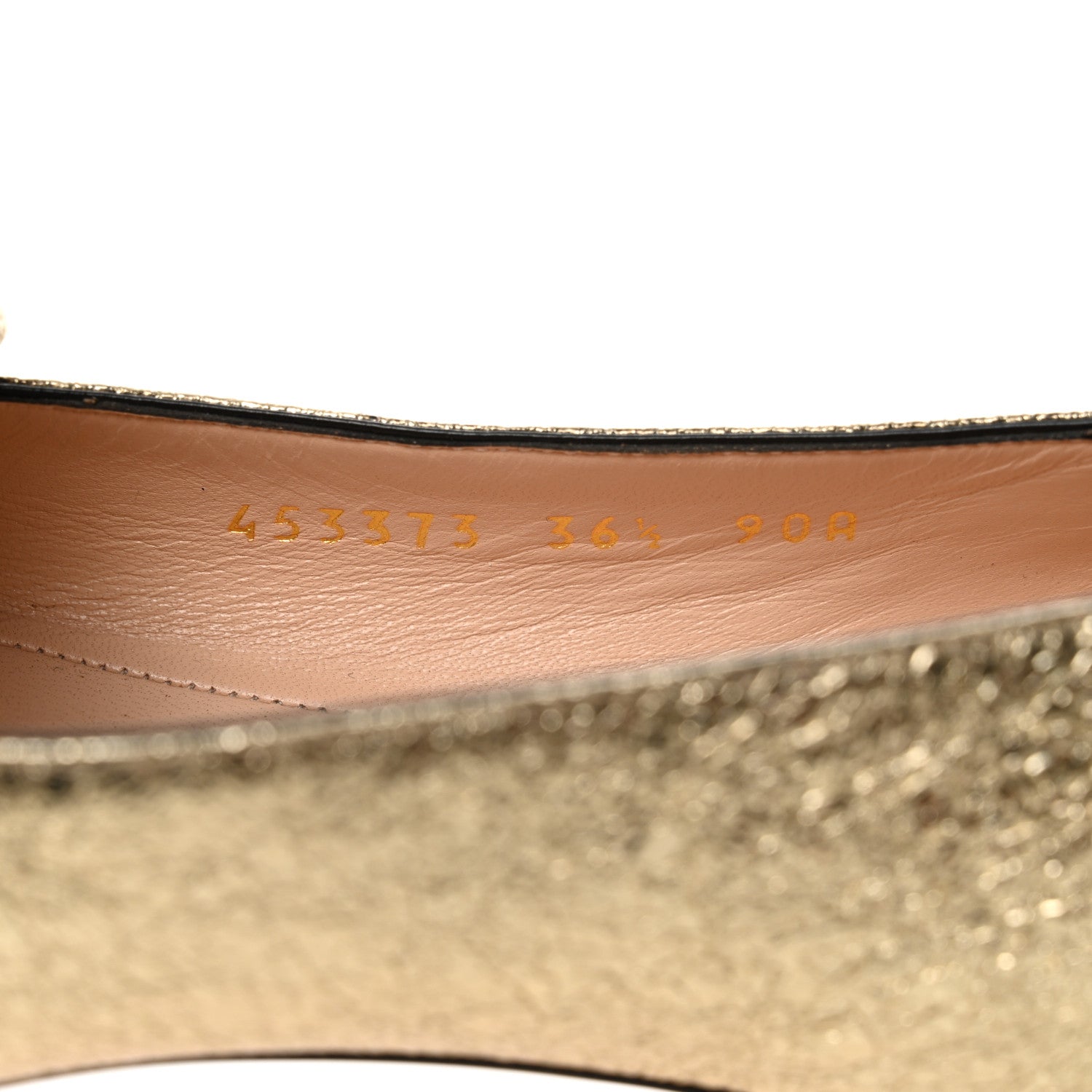 Gucci Galassia GG Marmont Fringe Flats 36.5 Platino 6 of 8