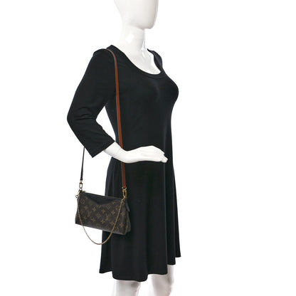 Louis Vuitton Monogram Pallas Clutch Black 2 of 8
