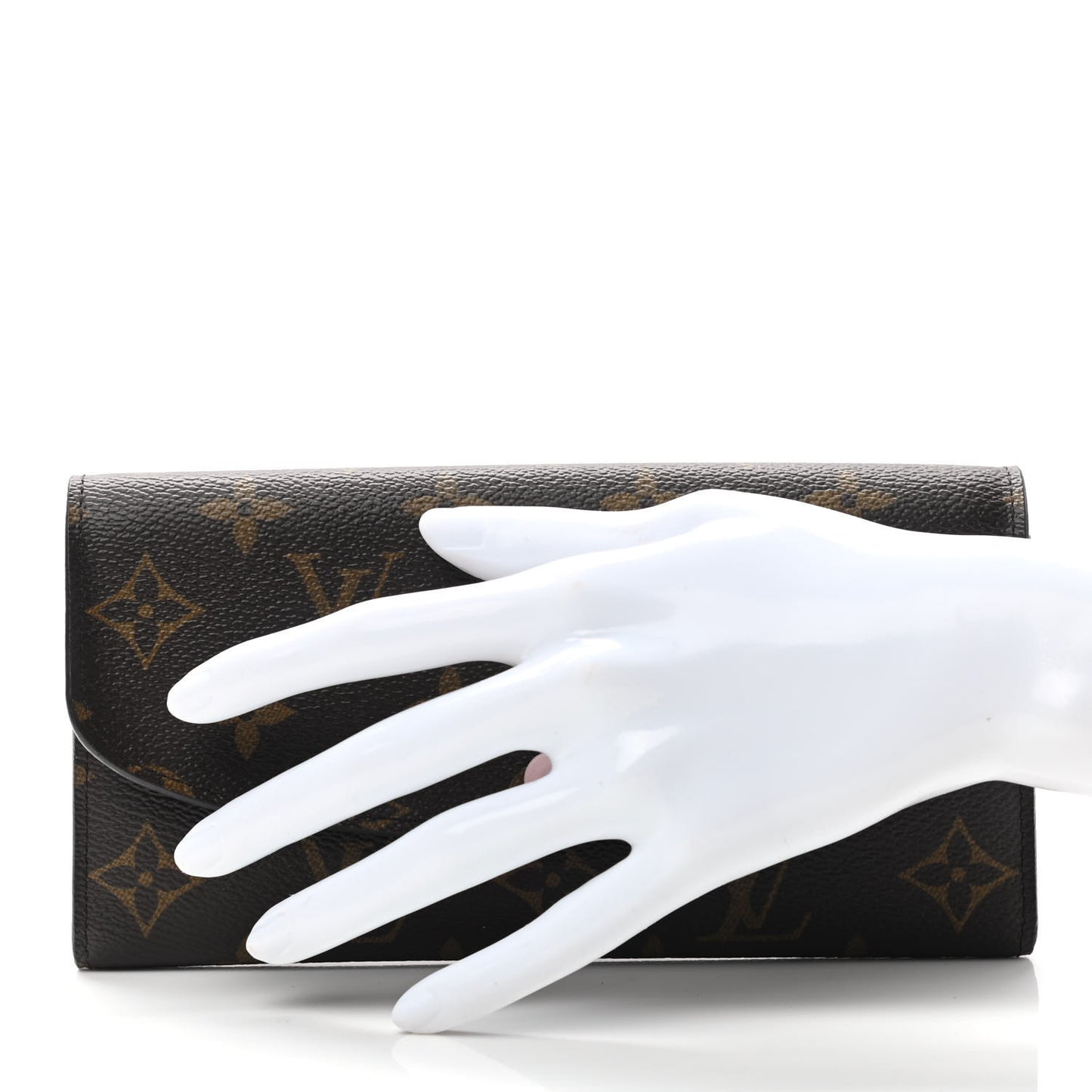 Monogram Emilie Wallet Rose Ballerine