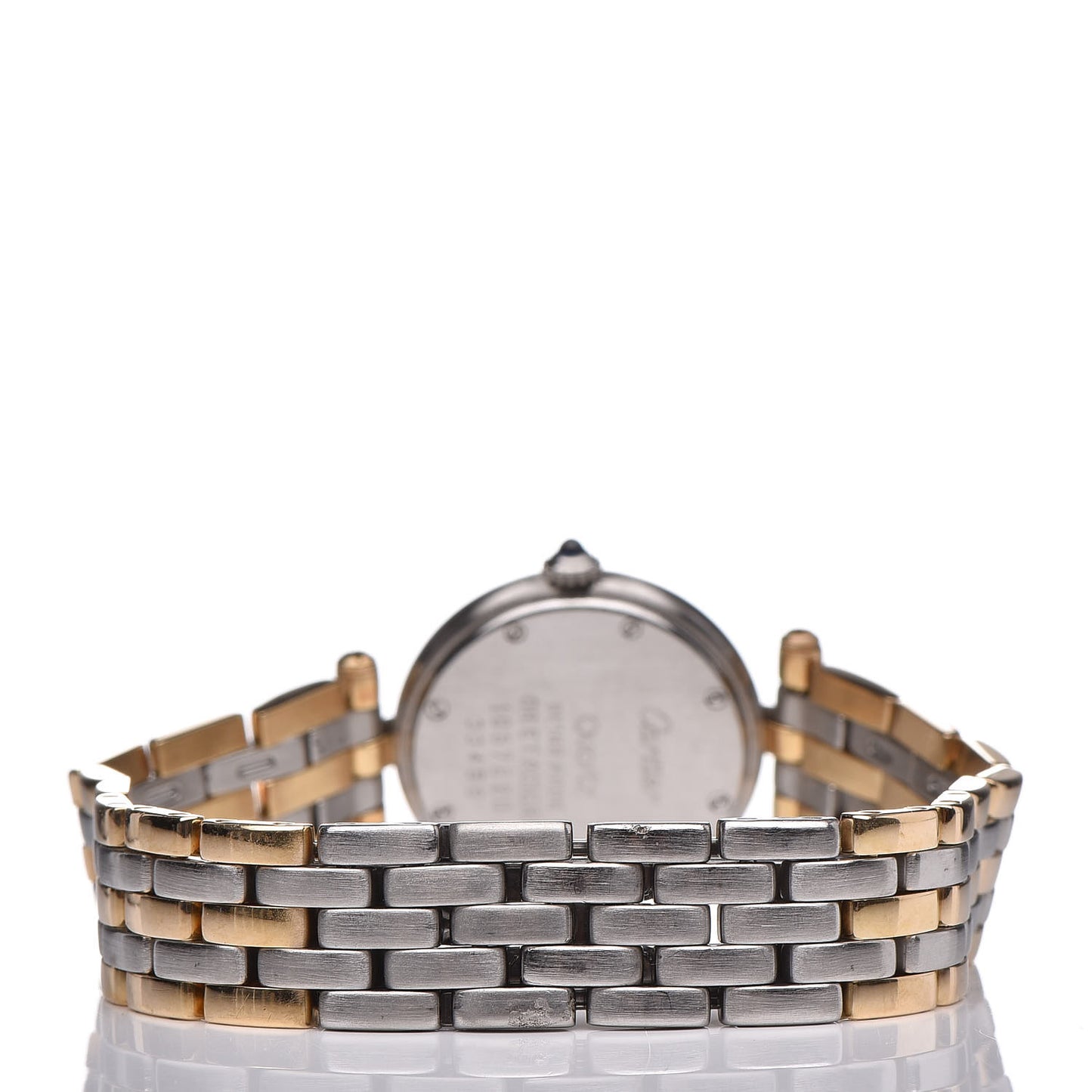 Stainless Steel 18K Yellow Gold 24mm Panthere Vendome Quartz Watch