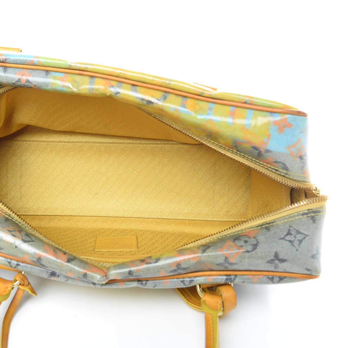Monogram Pulp Defile Weekender PM Yellow