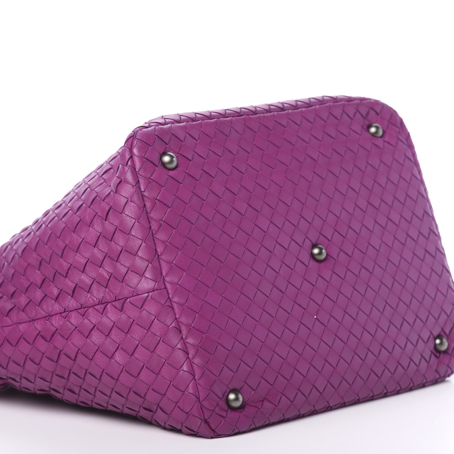 Bottega Veneta Nappa Intrecciato Top Handle Tote Orchid 13 of 16