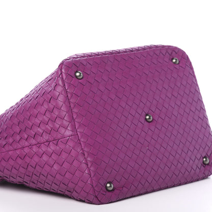 Bottega Veneta Nappa Intrecciato Top Handle Tote Orchid 13 of 16