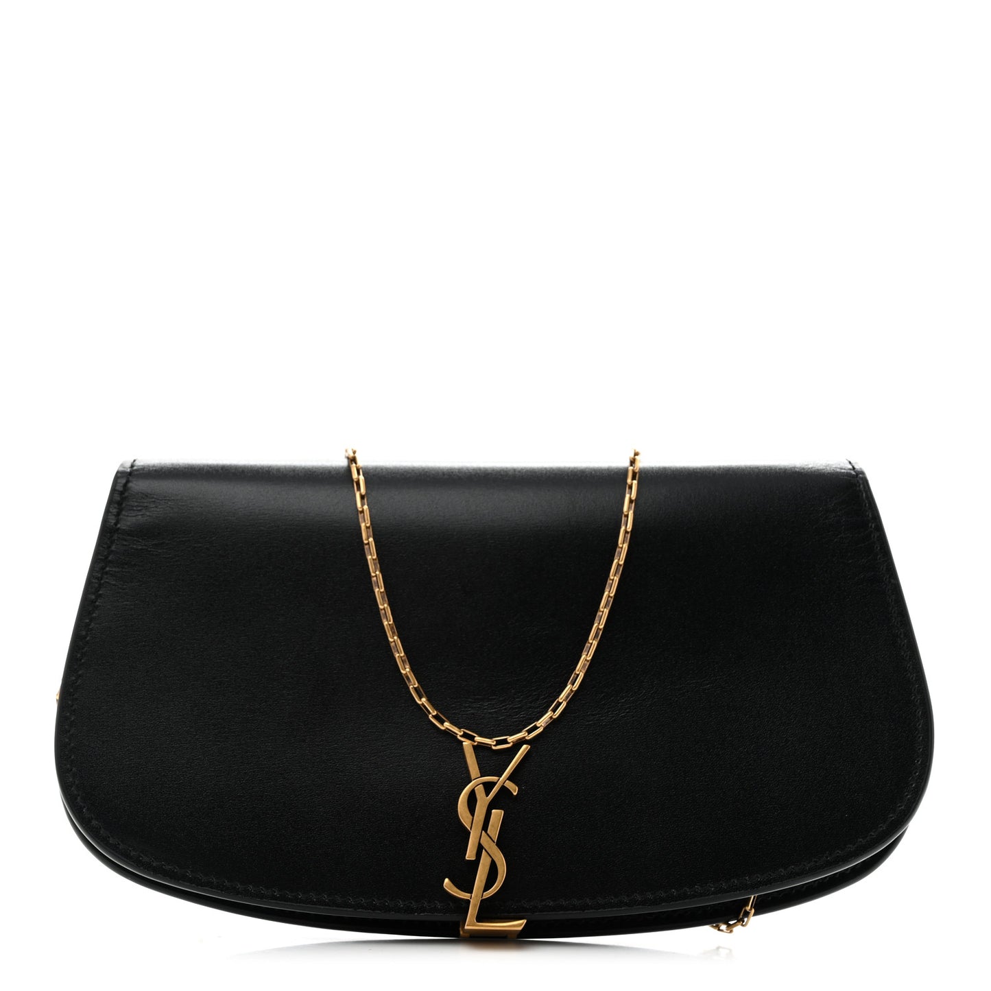 Box Calfskin Voltaire Wallet On Chain Black
