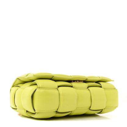 Bottega Veneta Lambskin Maxi Intreccio Padded Chain Cassette Crossbody Bag Kiwi 4 of 11