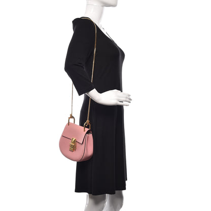 Chloe Grained Lambskin Mini Drew Shoulder Bag Washed Pink 2 of 10