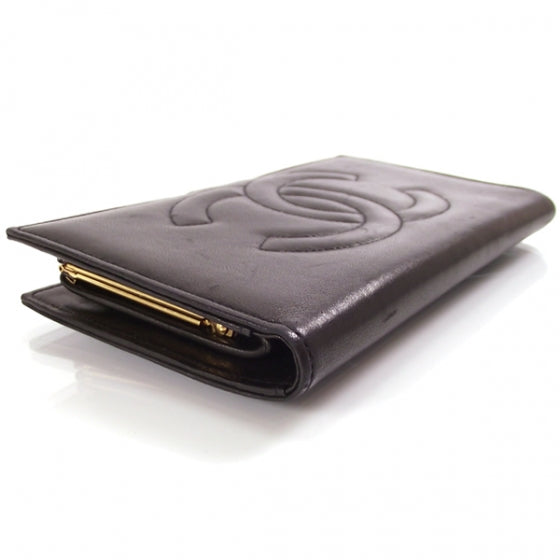 Lambskin CC Wallet Black