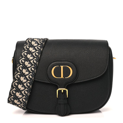 Christian Dior Grained Calfskin Large Bobby Flap Black 1 of 10