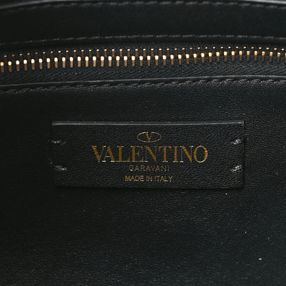 Valentino Garavani Nappa Large Roman Stud Shoulder Bag Black 6 of 8